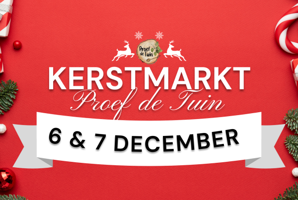 6 en 7 december Kerstmarkt Proef de Tuin